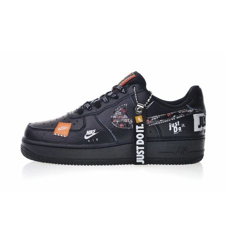 nike air force 1 just do it negras